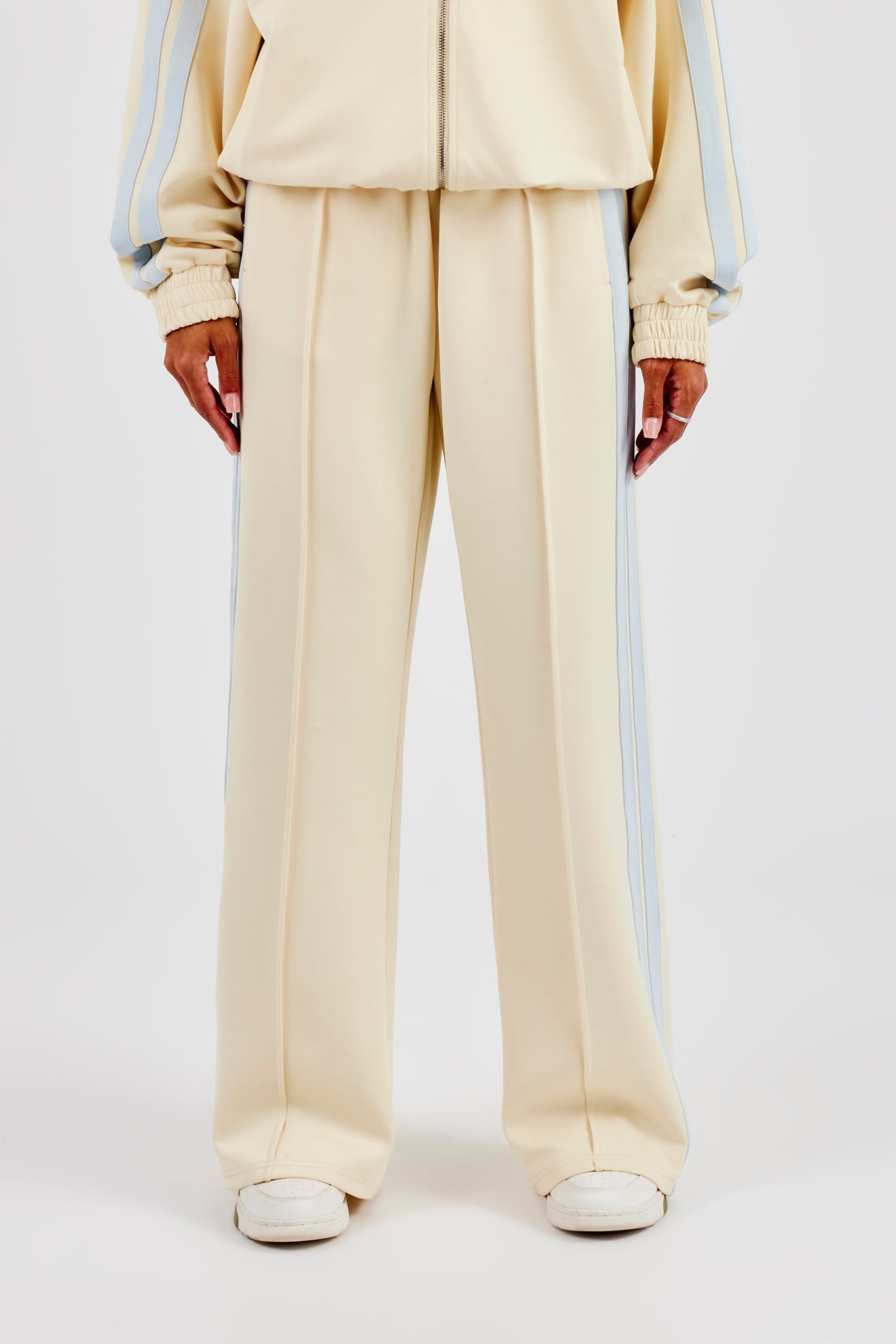 Taping Wide Leg Pant - Butter Yellow